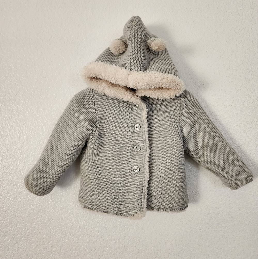 Baby GAP grey jacket sz 12-18mo